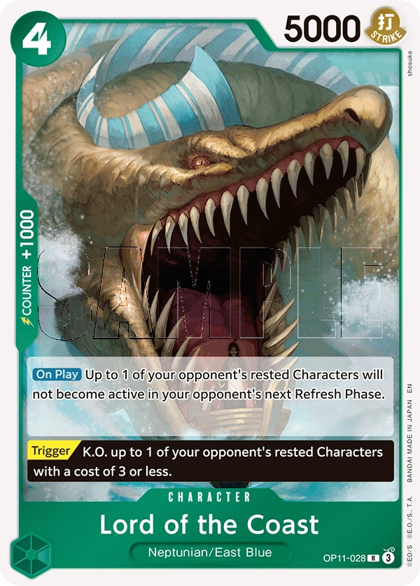 Carta Lord of the Coast (OP11-028)