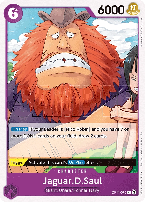 Carta Jaguar.D.Saul (OP11-075)