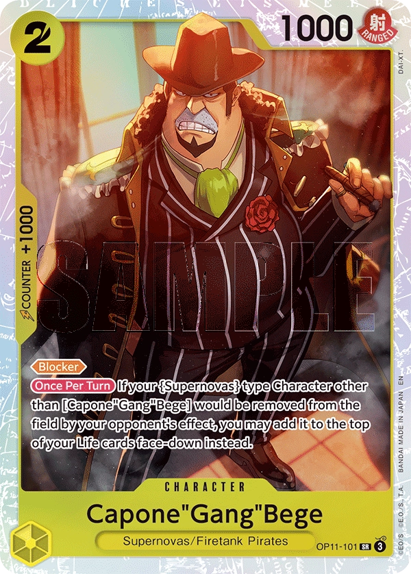 Carta Capone"Gang"Bege (OP11-101)