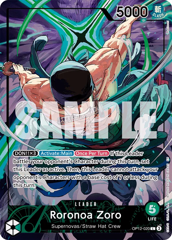 Carta Roronoa Zoro (OP12-020)