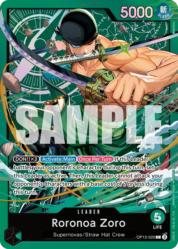Carta Roronoa Zoro (OP12-020)