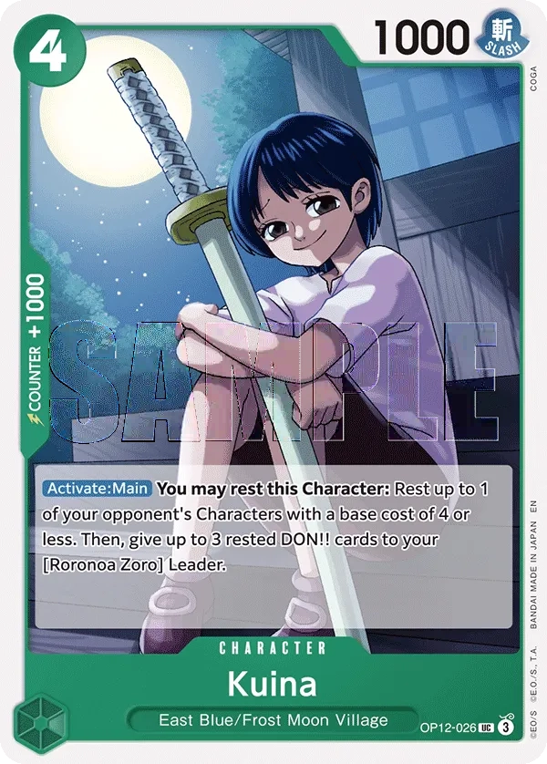 Carta Kuina (OP12-026)