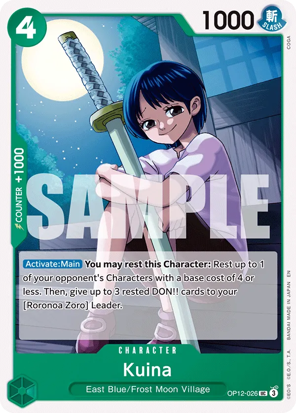 Carta Kuina (OP12-026)