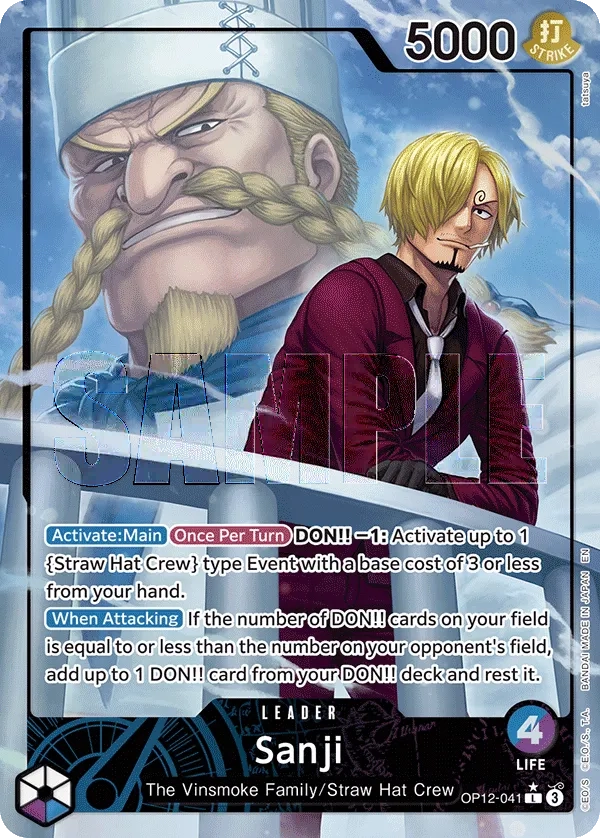 Carta Sanji (OP12-041)