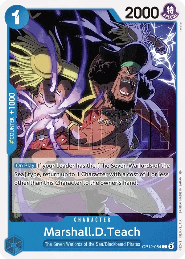 Carta Marshall.D.Teach (OP12-054)