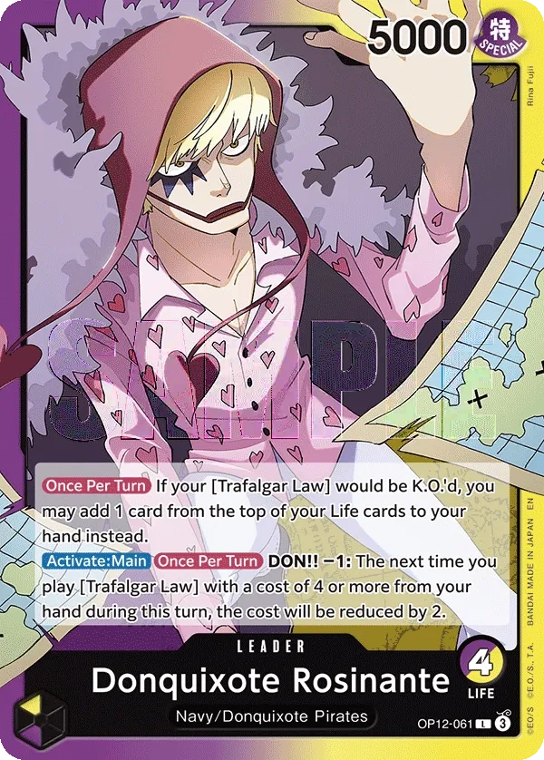 Carta Donquixote Rosinante (OP12-061)