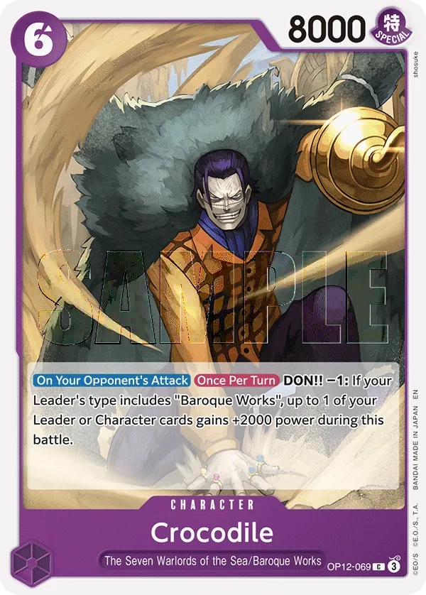 Carta Crocodile (OP12-069)