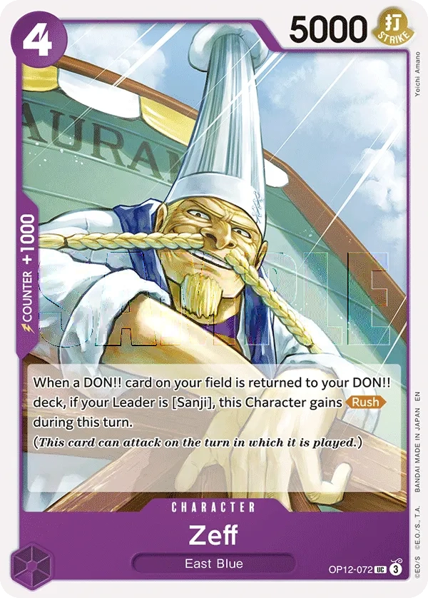 Carta Zeff (OP12-072)