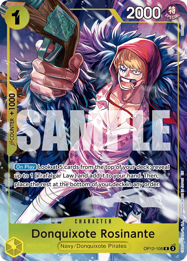 Carta Donquixote Rosinante (OP12-108)