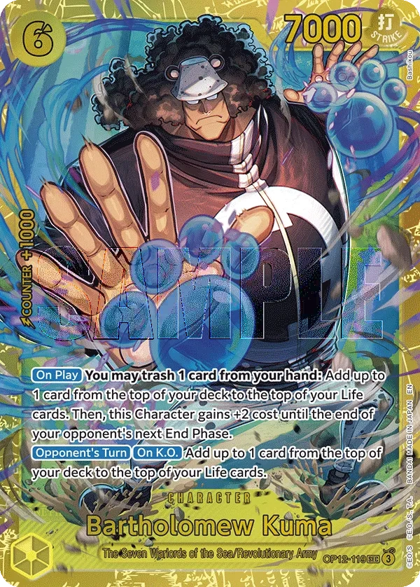 Carta Bartholomew Kuma (OP12-119)