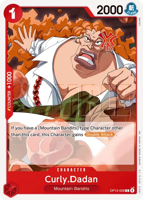 Carta Curly.Dadan (OP13-009)