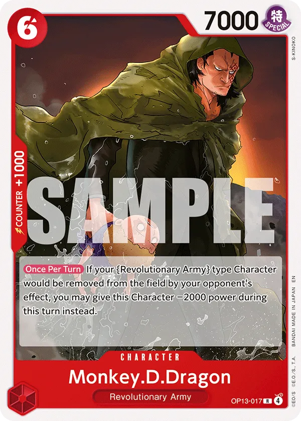 Carta Monkey.D.Dragon (OP13-017)