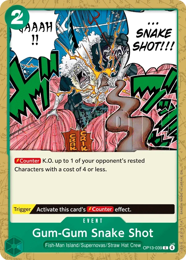 Carta Gum-Gum Snake Shot (OP13-039)