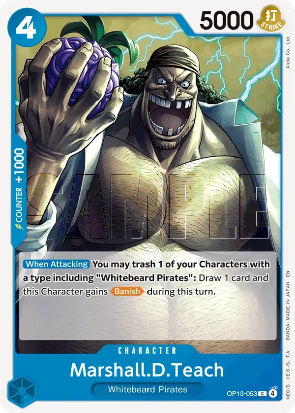 Carta Marshall.D.Teach (OP13-053)
