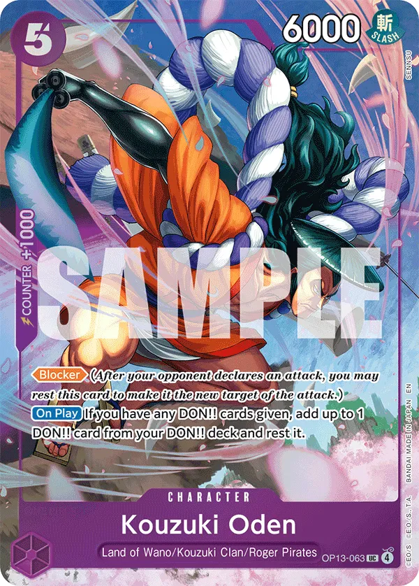 Carta Kouzuki Oden (OP13-063)
