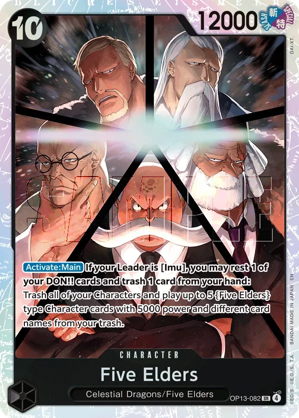 Carta Five Elders (OP13-082)