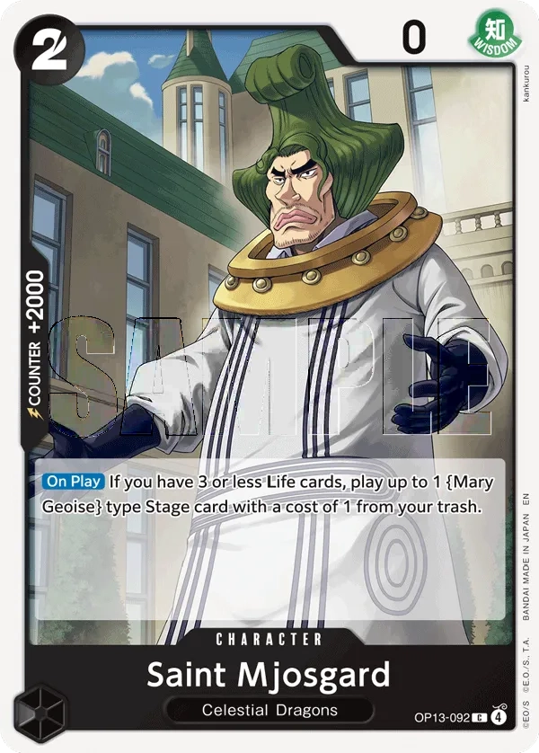 Carta Saint Mjosgard (OP13-092)