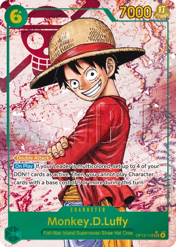 Carta Monkey.D.Luffy (OP13-118)