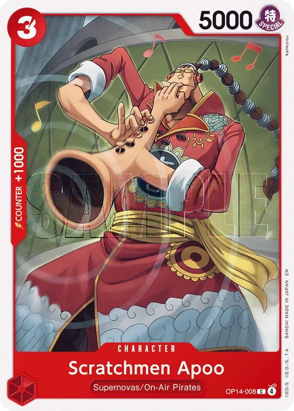 Carta Scratchmen Apoo (OP14-008)