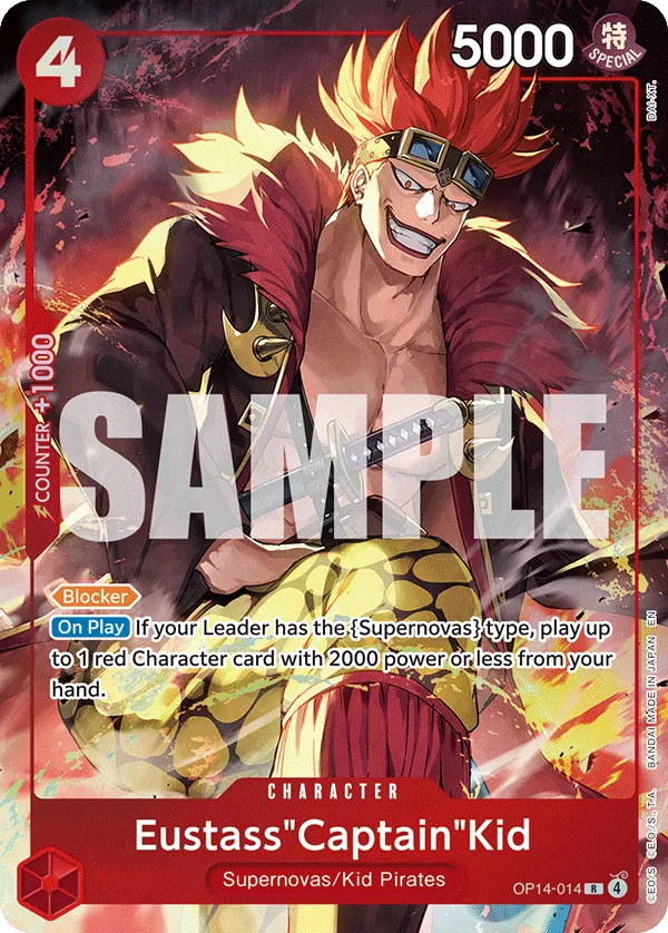 Carta Eustass"Captain"Kid (OP14-014)