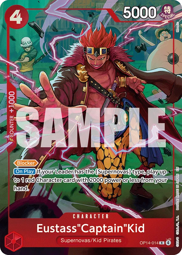 Carta Eustass"Captain"Kid (OP14-014)