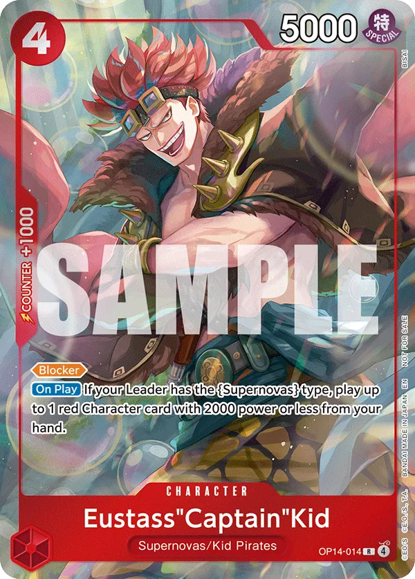 Carta Eustass"Captain"Kid (OP14-014)
