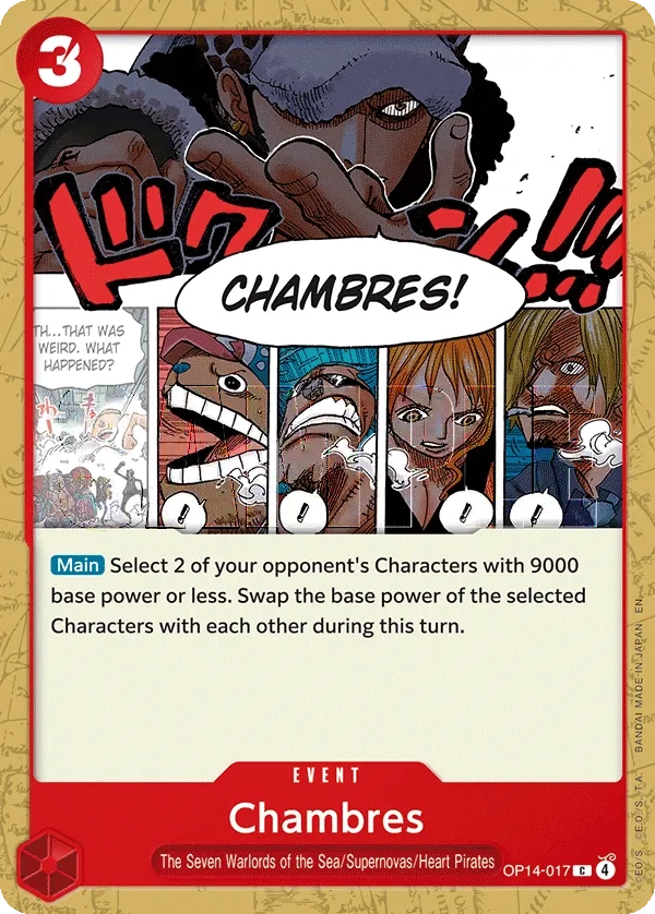 Carta Chambres (OP14-017)