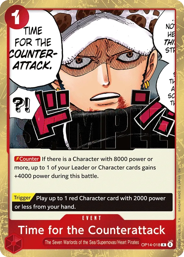 Carta Time for the Counterattack (OP14-018)