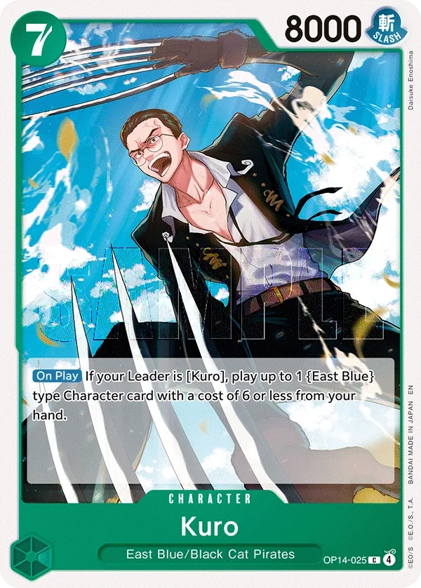 Carta Kuro (OP14-025)