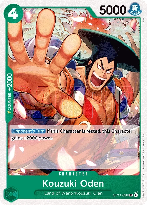 Carta Kouzuki Oden (OP14-026)