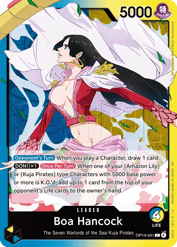 Miniatura de líder OP14-041 · Boa Hancock