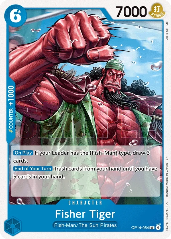 Carta Fisher Tiger (OP14-054)