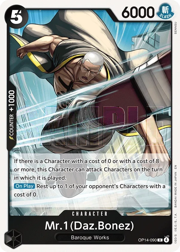 Carta Mr.1(Daz.Bonez) (OP14-090)