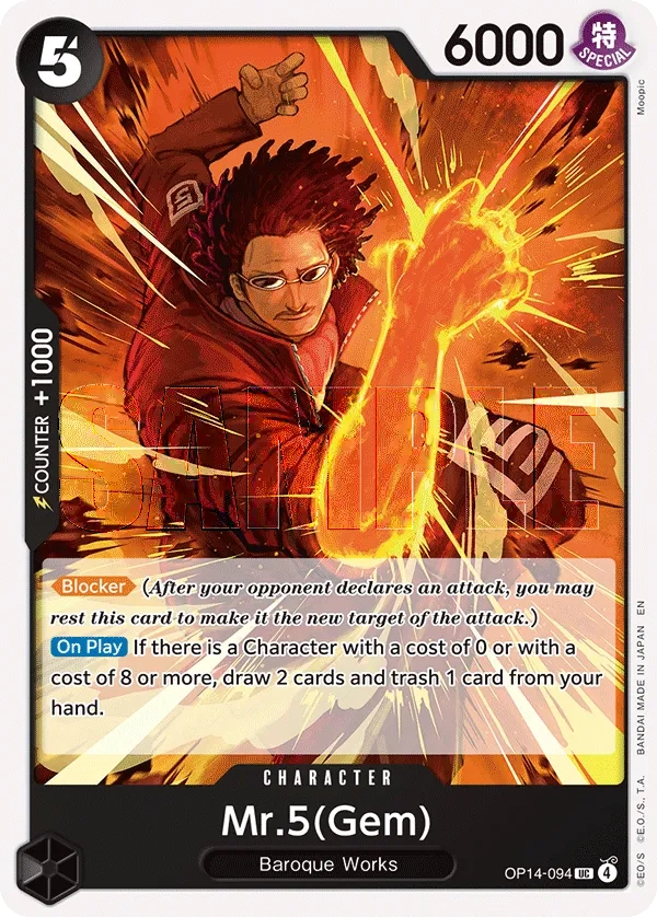 Carta Mr.5(Gem) (OP14-094)