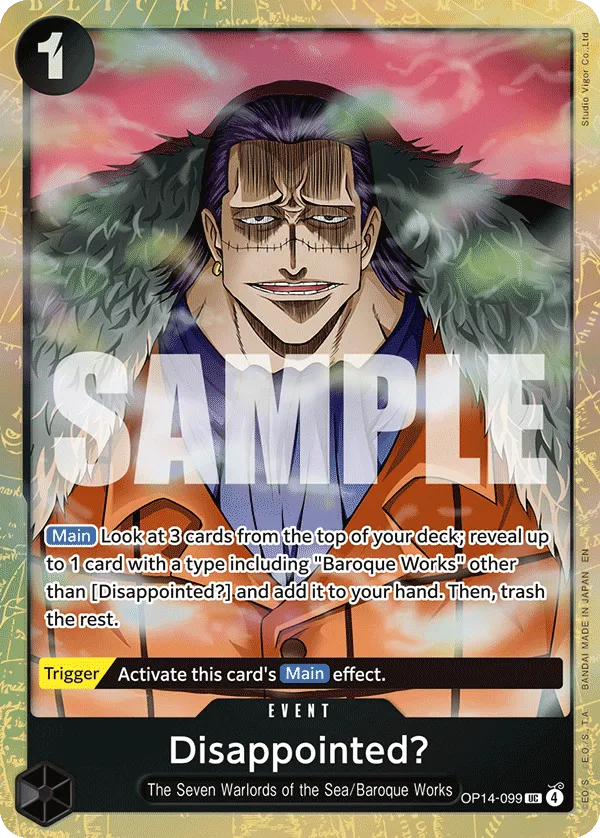 Carta Disappointed? (OP14-099)