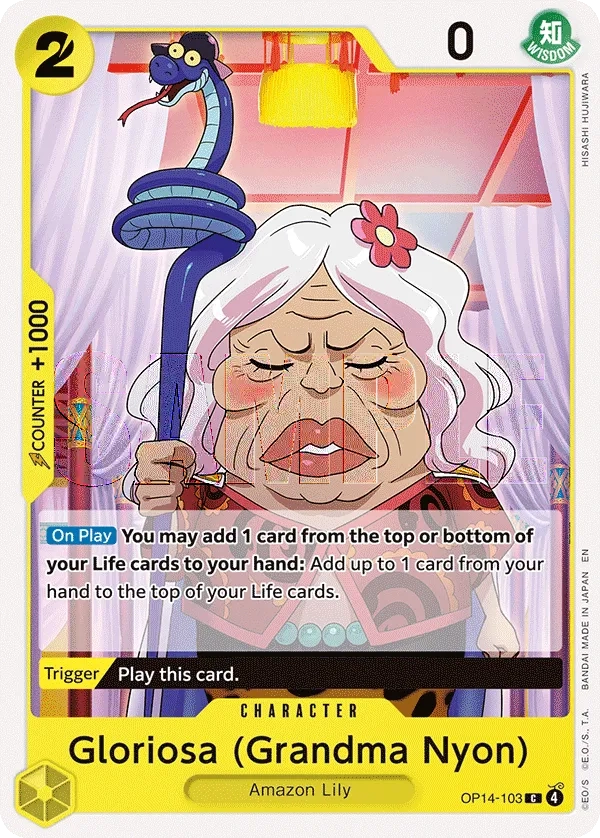 Carta Gloriosa (Grandma Nyon) (OP14-103)