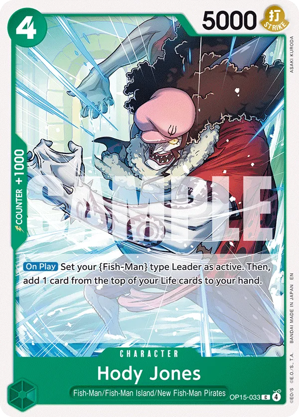Carta Hody Jones (OP15-033)