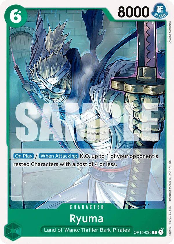 Carta Ryuma (OP15-036)