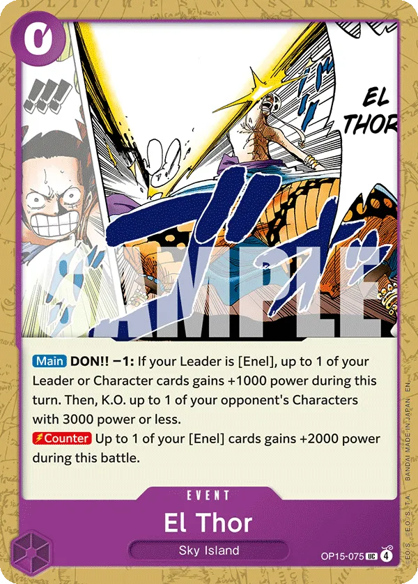 Carta El Thor (OP15-075)