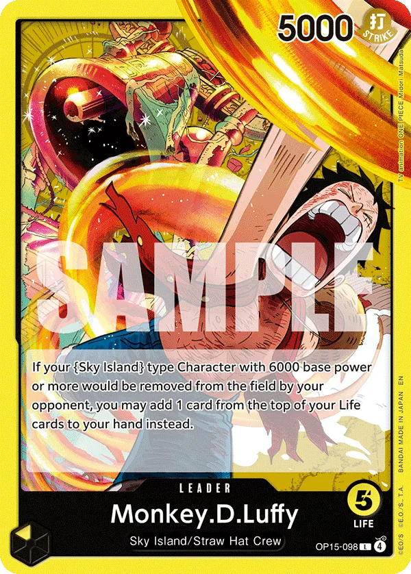 Carta Monkey.D.Luffy (OP15-098)
