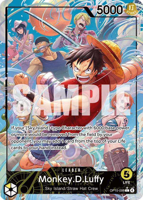 Carta Monkey.D.Luffy (OP15-098)