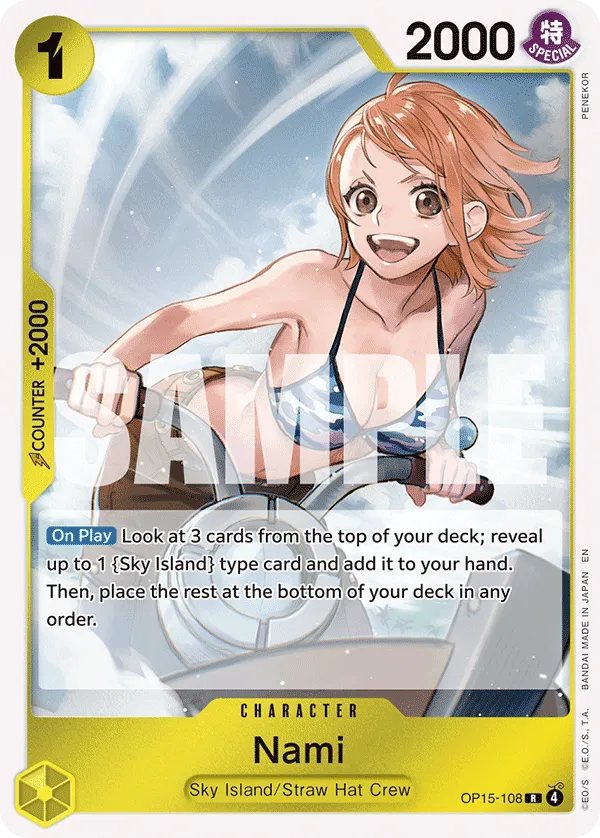 Carta Nami (OP15-108)