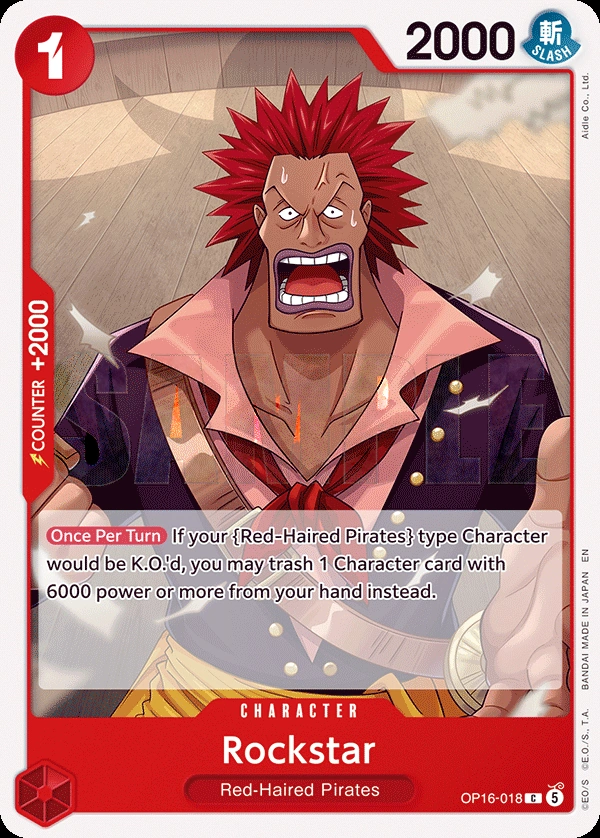 Carta Rockstar (OP16-018)