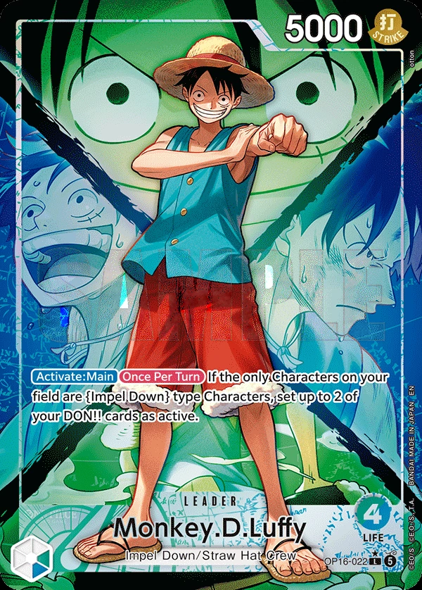 Carta Monkey.D.Luffy (OP16-022)