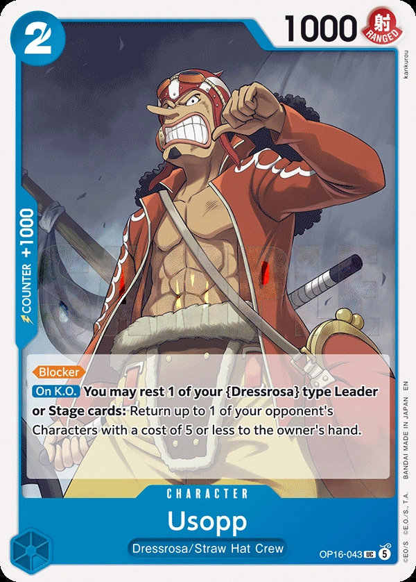 Carta Usopp (OP16-043)
