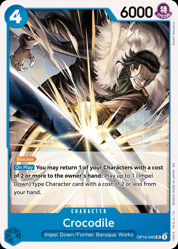 Carta Crocodile (OP16-045)