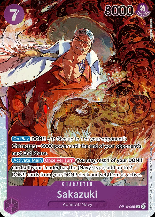Carta Sakazuki (OP16-065)
