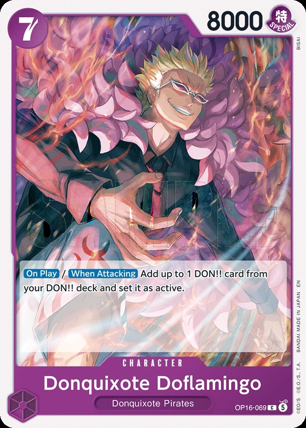 Carta Donquixote Doflamingo (OP16-069)