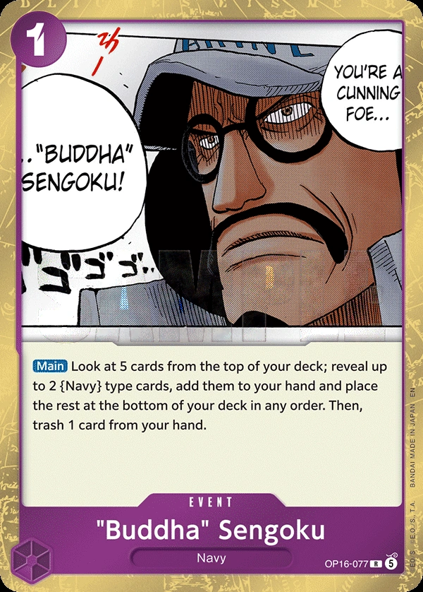 Carta "Buddha" Sengoku (OP16-077)