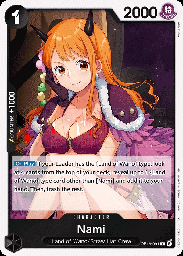 Carta Nami (OP16-091)